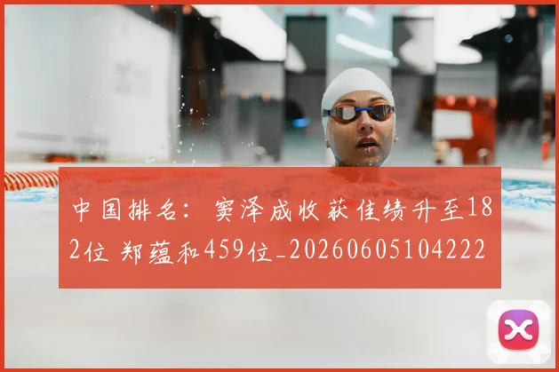 中国排名：窦泽成收获佳绩升至182位 郑蕴和459位_20260605104222