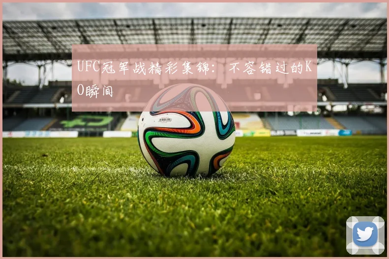 UFC冠军战精彩集锦：不容错过的KO瞬间